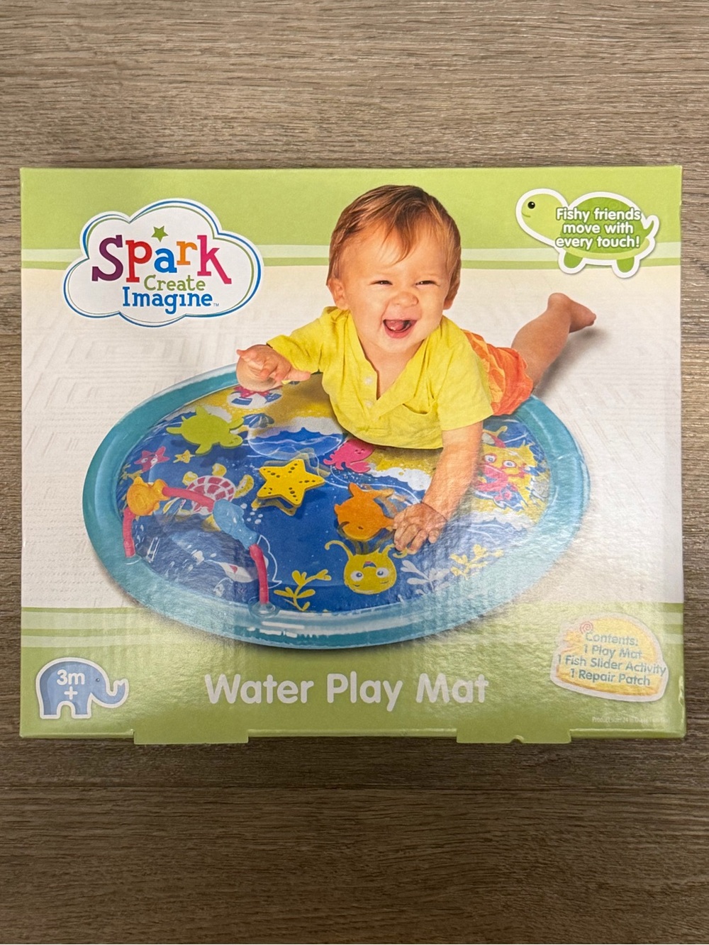 Spark Create Imagine Inflatable Water Play Mat for Baby Tummy Time - New in Box
